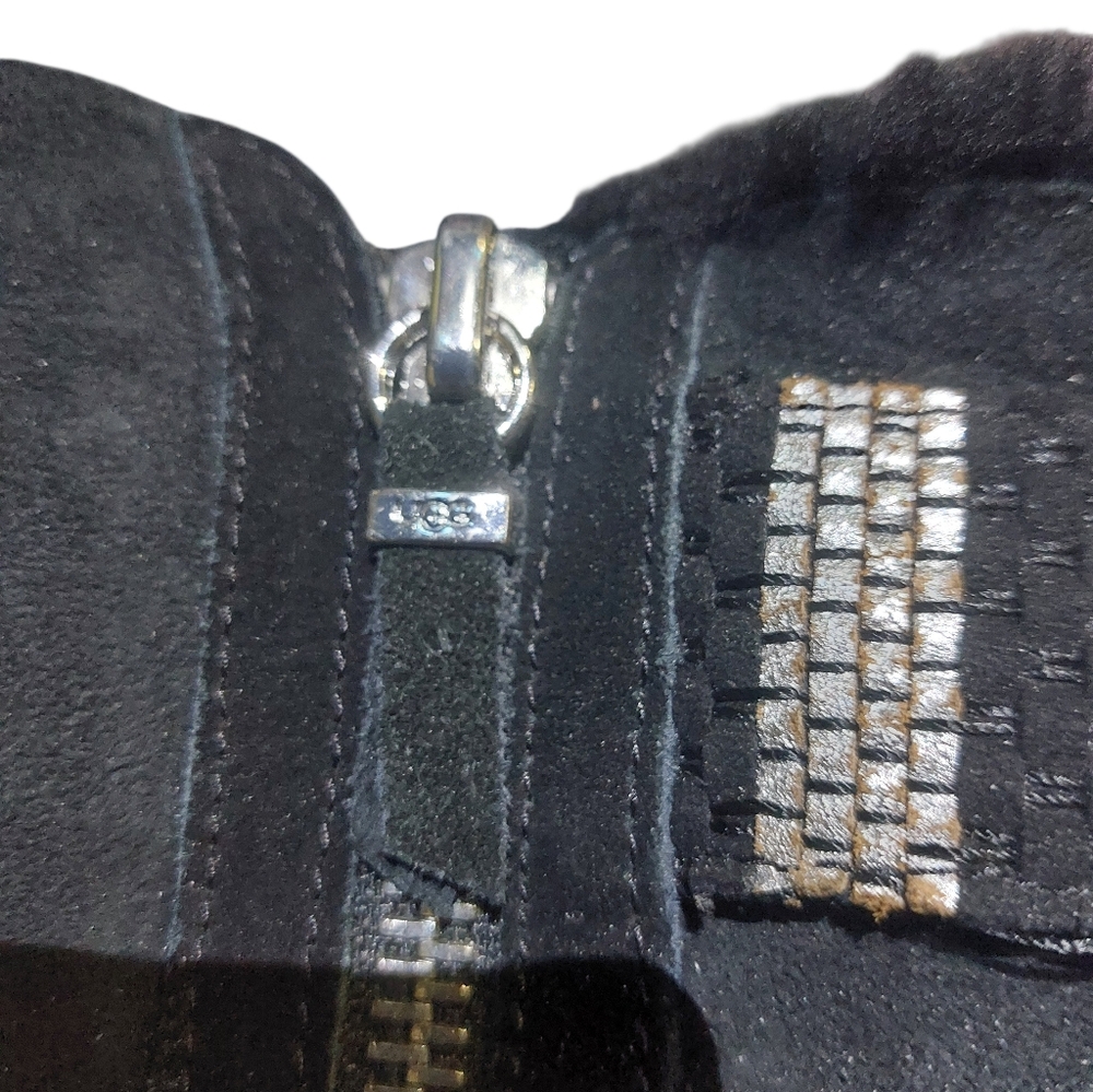 Ugg Metallic Double zipper Patterned Winter Boots… - image 9